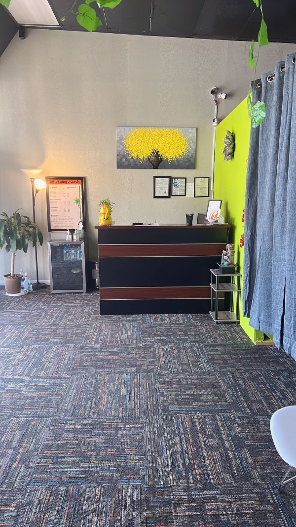 Reflexology Oasis treatment room